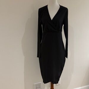 Long Sleeve Dress Sz S NWT Classic Chic Moto Bikercore Dark Grunge